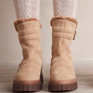 Free People Fable Faux Fur Boots